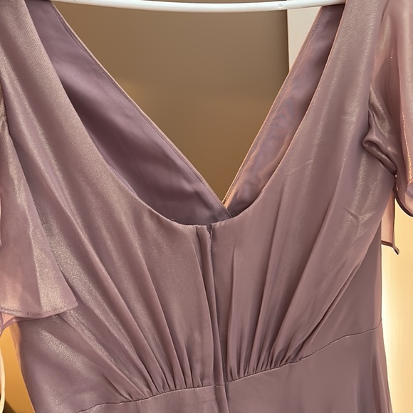 David’s Bridal rose gold metallic dress - new, never worn before or altered ! - Picture 3 of 4